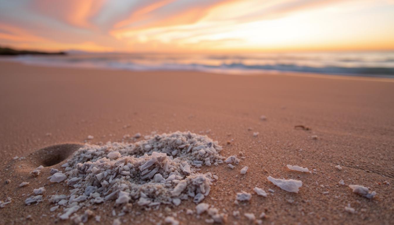 ashes after a cremation