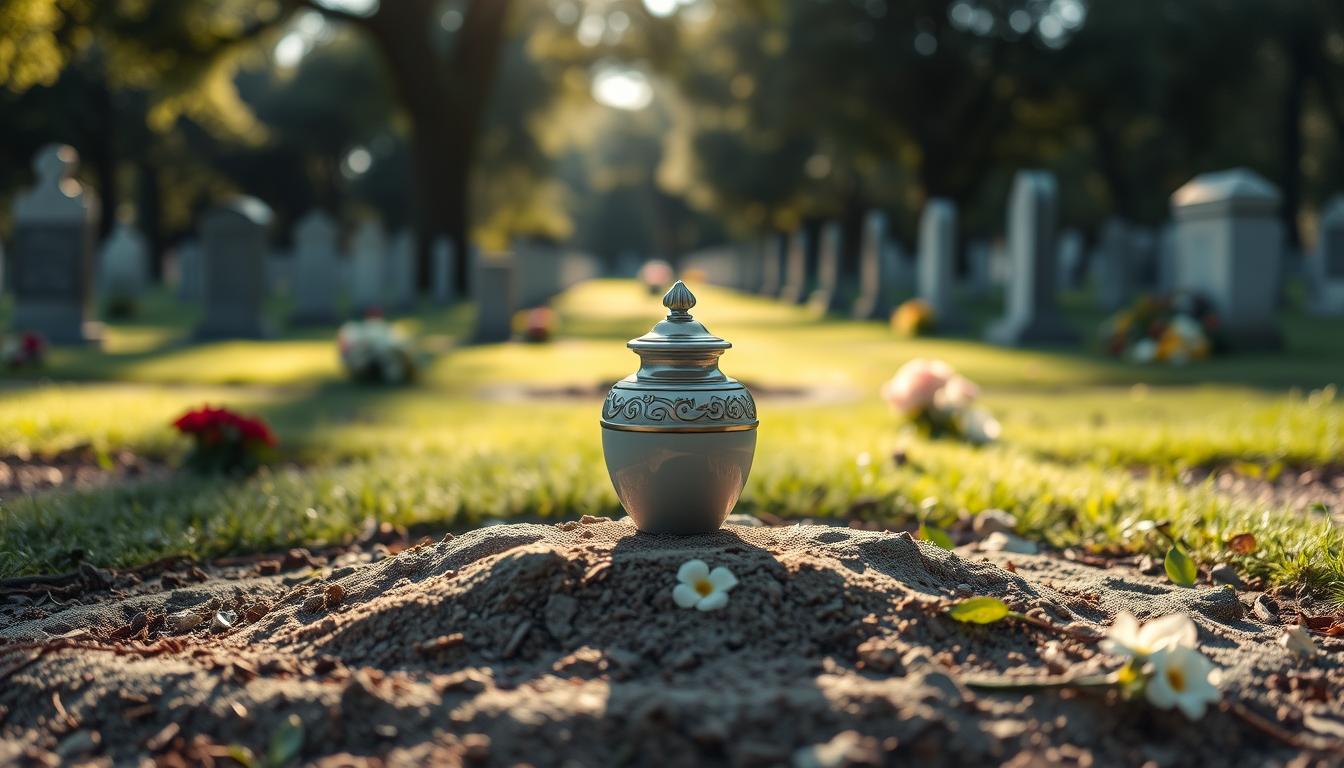 burial after cremation